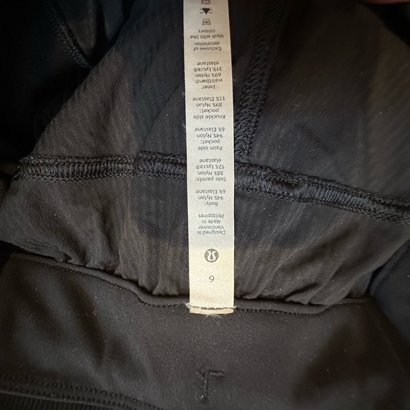 Lululemon Black Joggers, Women’s 6 - Picture 3 of 4